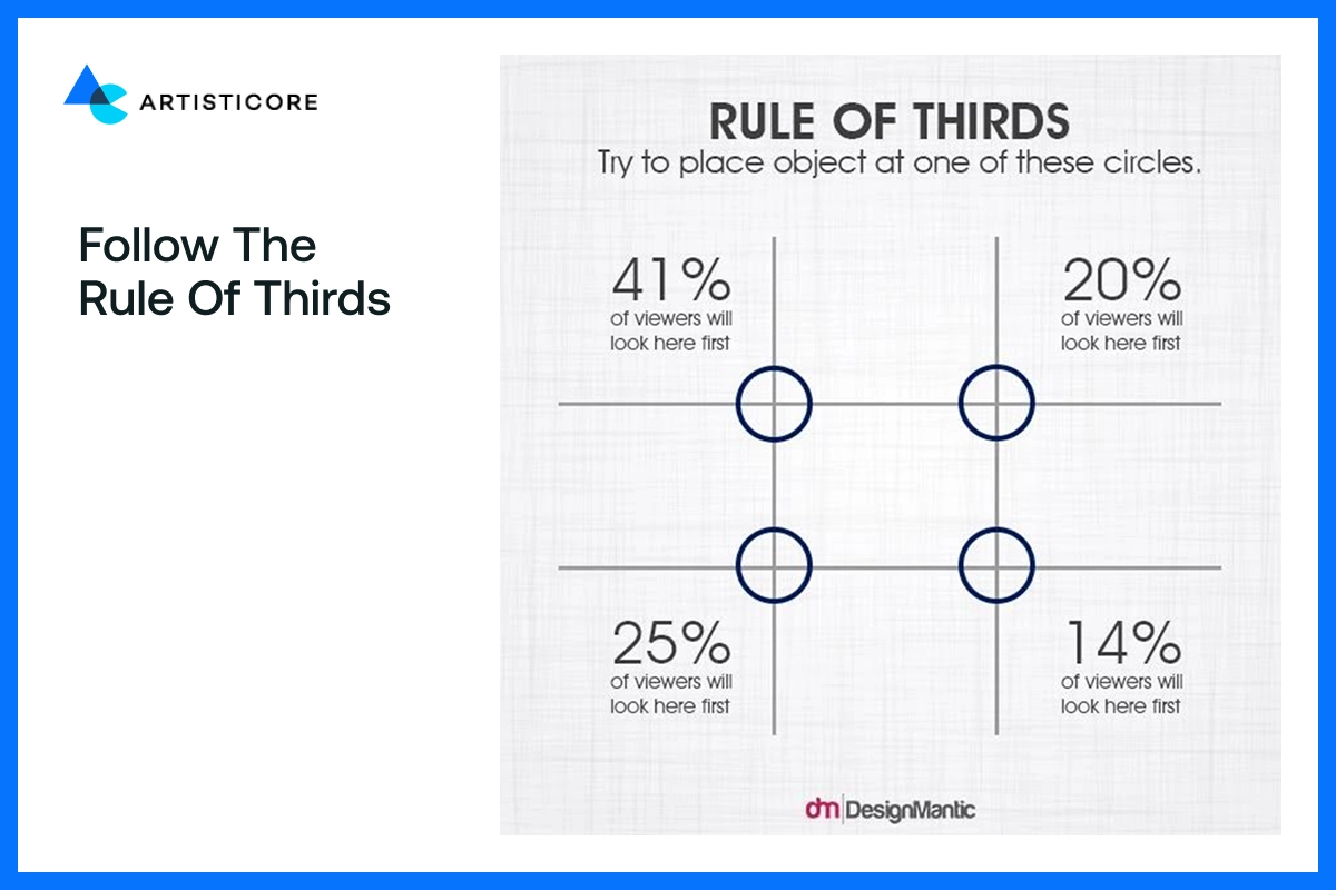 Follow the Rule of Thirds